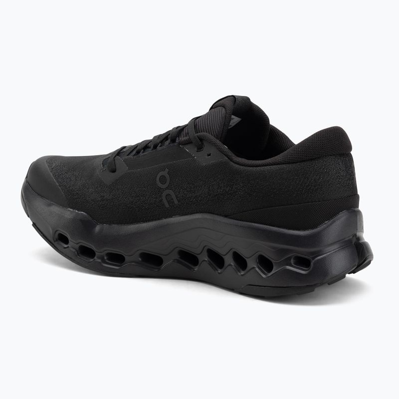 Кросівки для бігу чоловічі On Cloudsurfer Trail 2 Waterproof black/black 3
