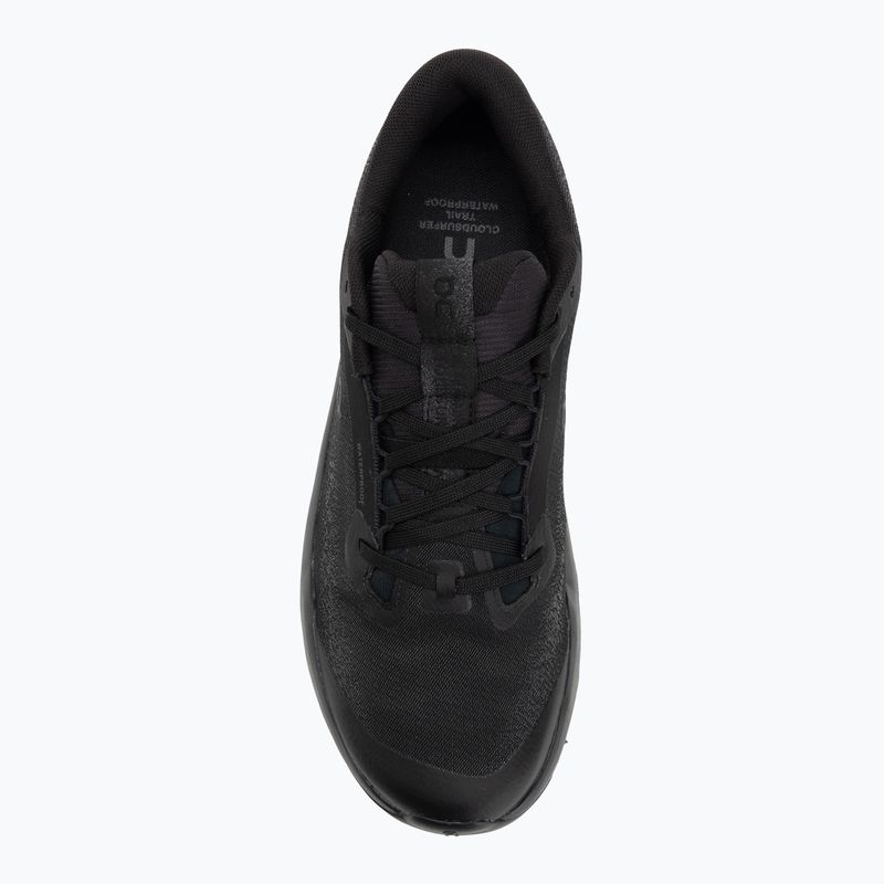 Кросівки для бігу чоловічі On Cloudsurfer Trail 2 Waterproof black/black 5