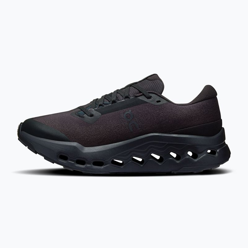 Кросівки для бігу жіночі On Cloudsurfer Trail 2 Waterproof black/black 2