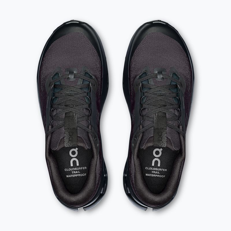 Кросівки для бігу жіночі On Cloudsurfer Trail 2 Waterproof black/black 6