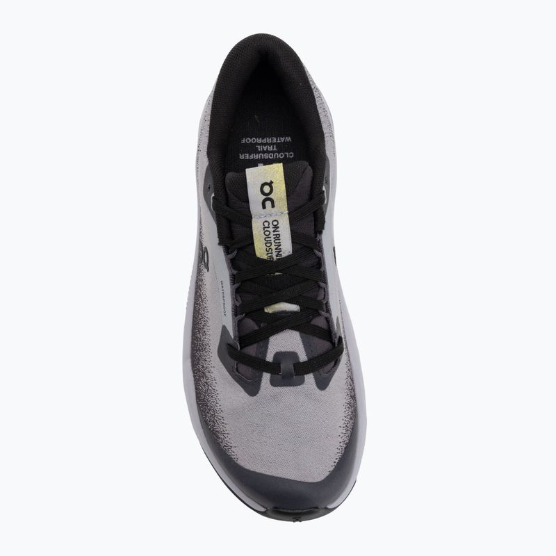 Кросівки для бігу жіночі On Cloudsurfer Trail 2 Waterproof black/lilac 5