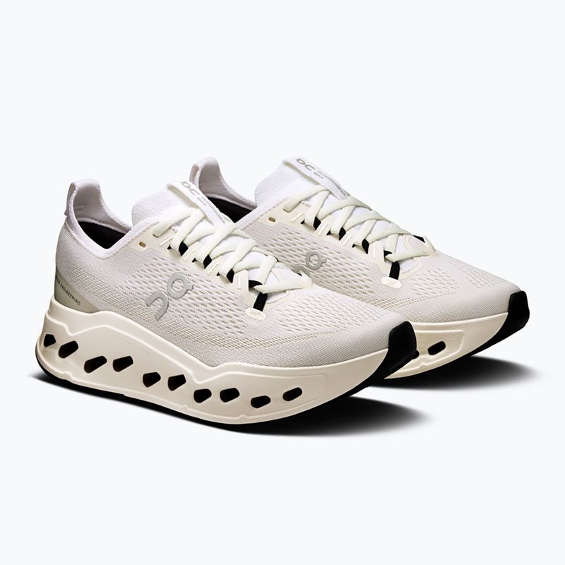Кросівки для бігу жіночі On Cloudsurfer  Max Wide white/white 3