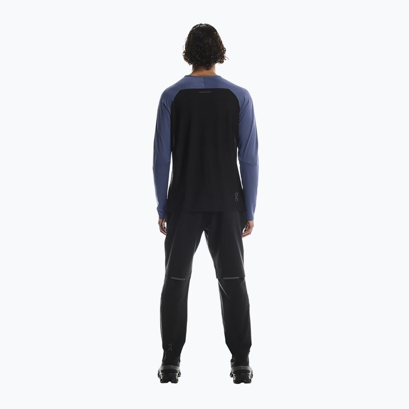 Лонгслів для бігу чоловічий On Performance Long-T acai/black 3