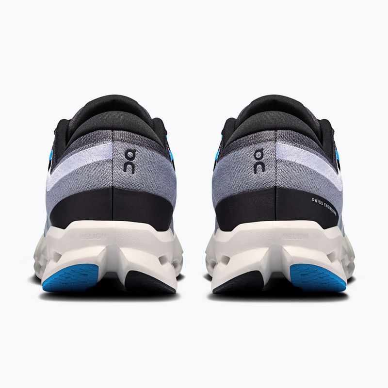 Кросівки для бігу жіночі On Cloudsurfer 2 Wide black/malibu 3