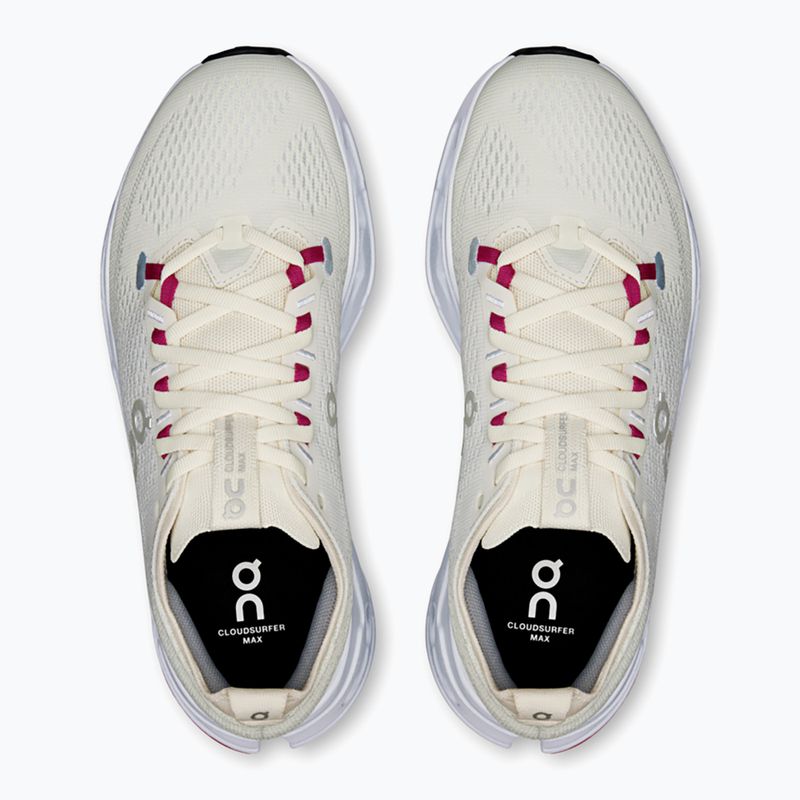 Кросівки для бігу жіночі On Cloudsurfer Max ivory/arctic 6