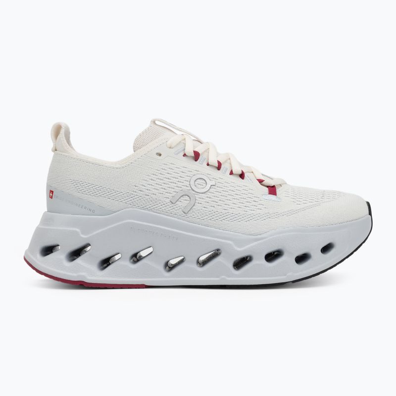 Кросівки для бігу жіночі On Cloudsurfer Max ivory/arctic 2