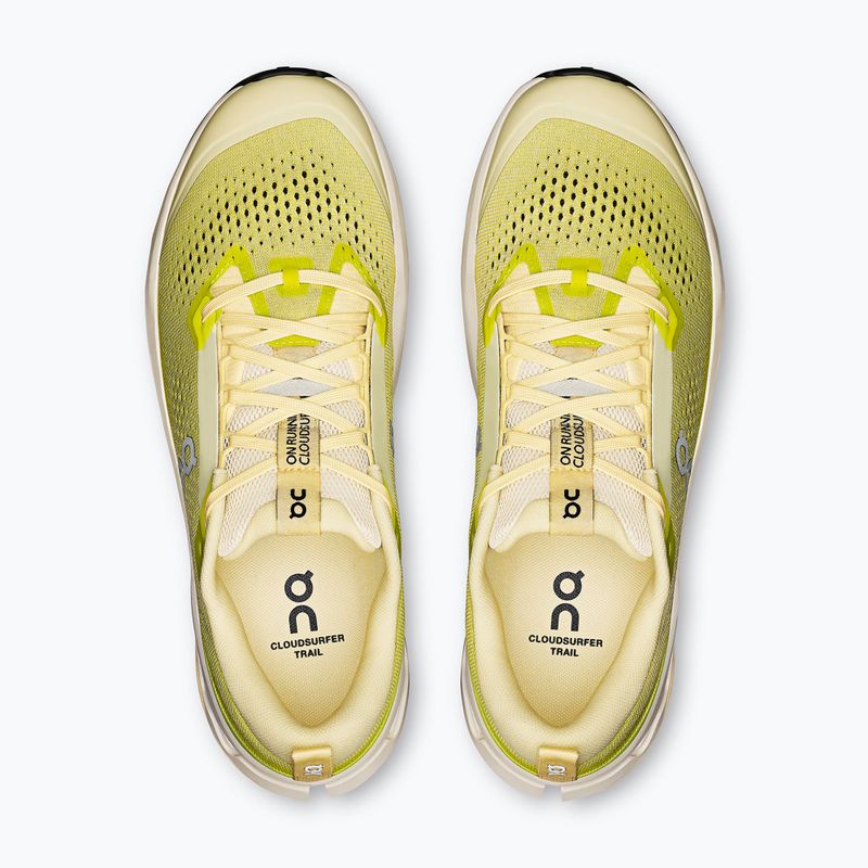 Кросівки для бігу чоловічі On Cloudsurfer Trail 2 ivory/lime 13