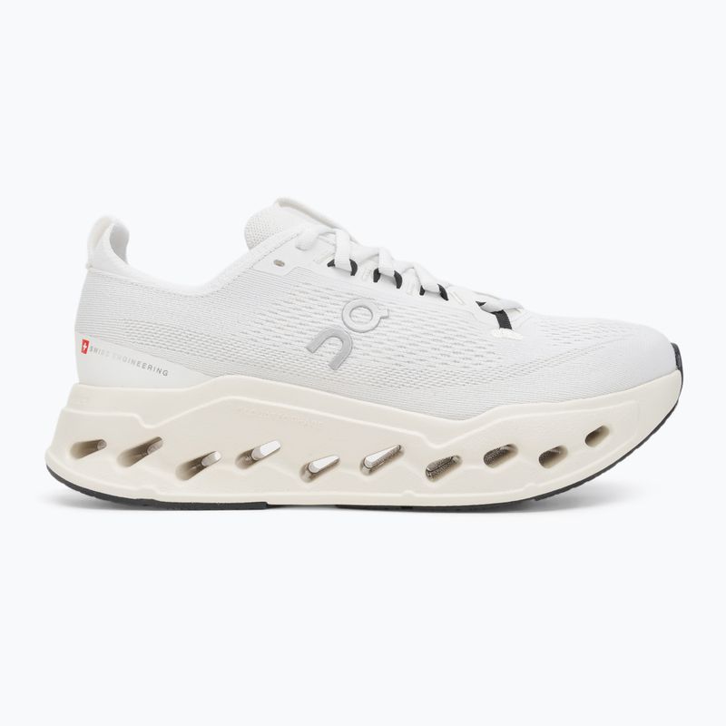 Кросівки для бігу чоловічі On Cloudsurfer  Max Wide white/white 2