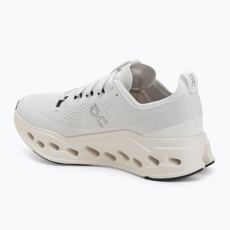 Кросівки для бігу чоловічі On Cloudsurfer  Max Wide white/white 3