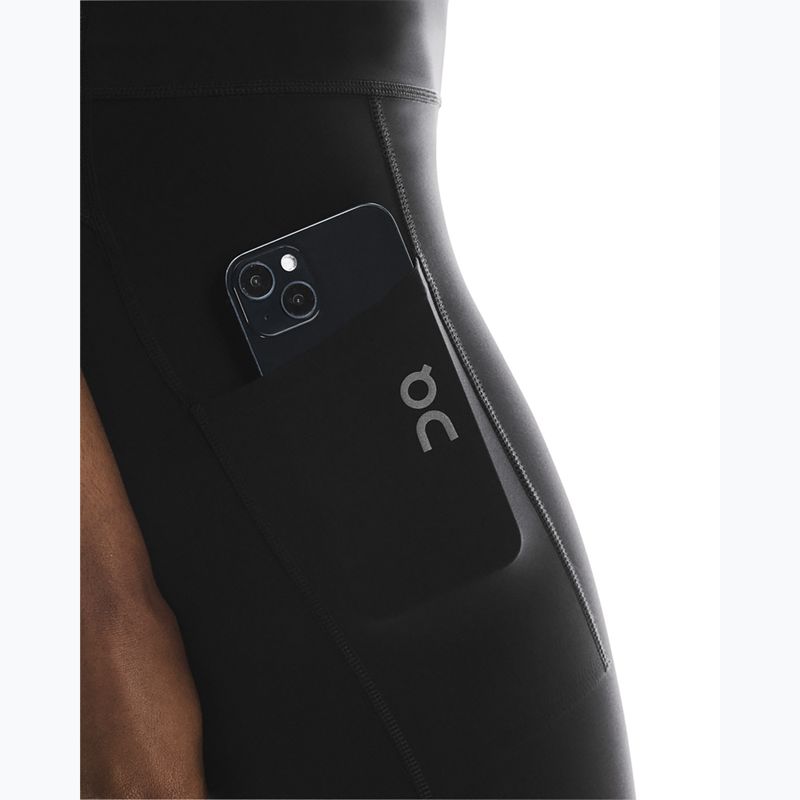Лосини для бігу жіночі On Performance black 6