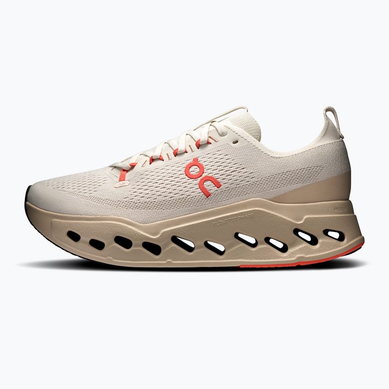 Кросівки для бігу чоловічі On Cloudsurfer Max ivory/salmon 2