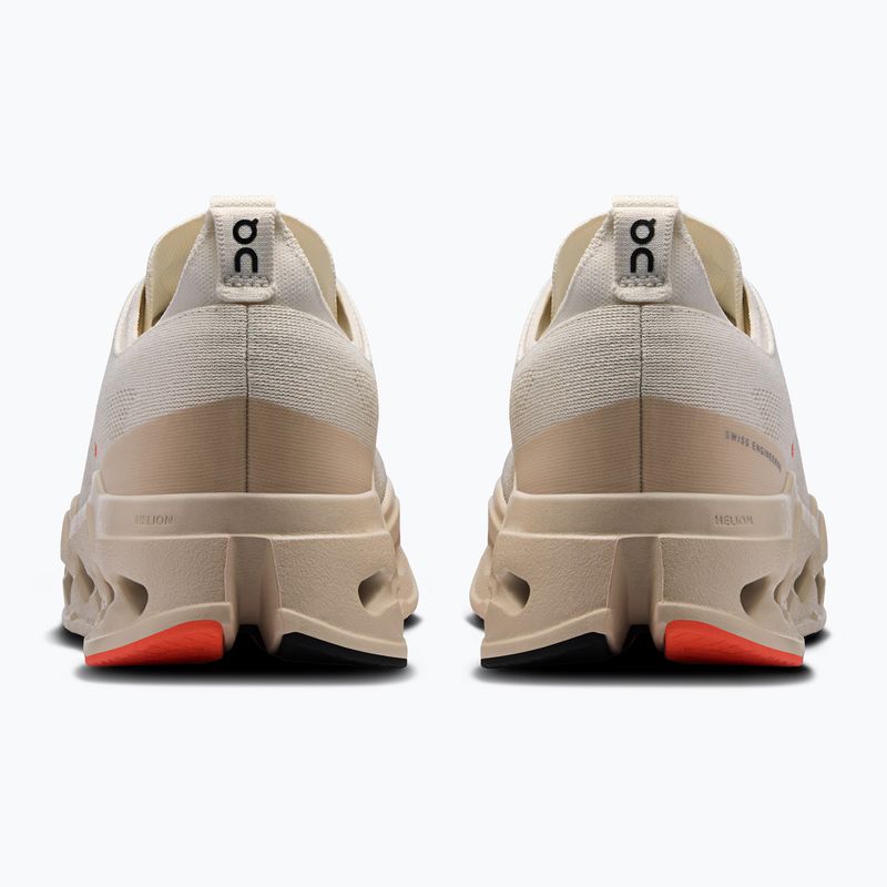 Кросівки для бігу чоловічі On Cloudsurfer Max ivory/salmon 4