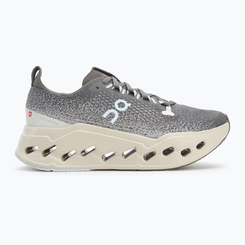 Кросівки для бігу жіночі On Cloudsurfer Max asphalt/ice 2