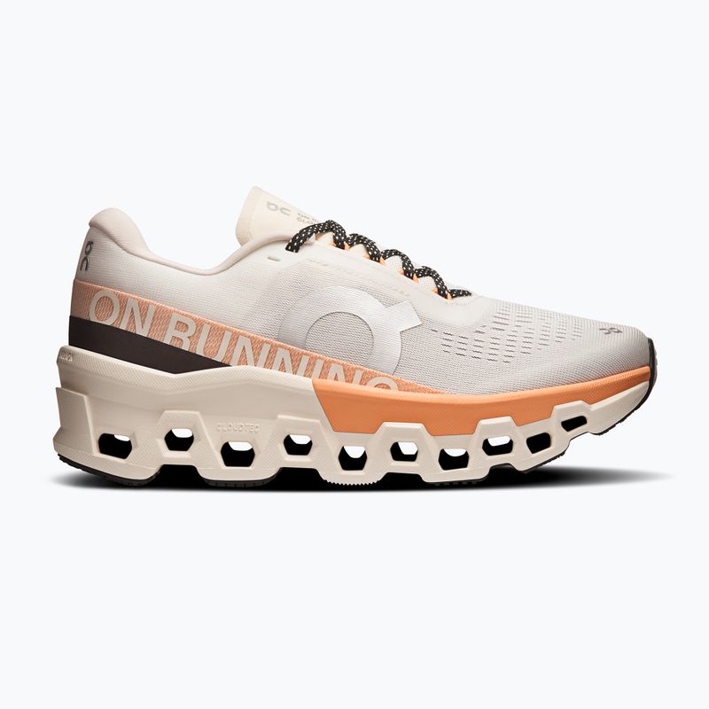 Кросівки для бігу жіночі On Cloudmonster 2 ivory/tangerine 8