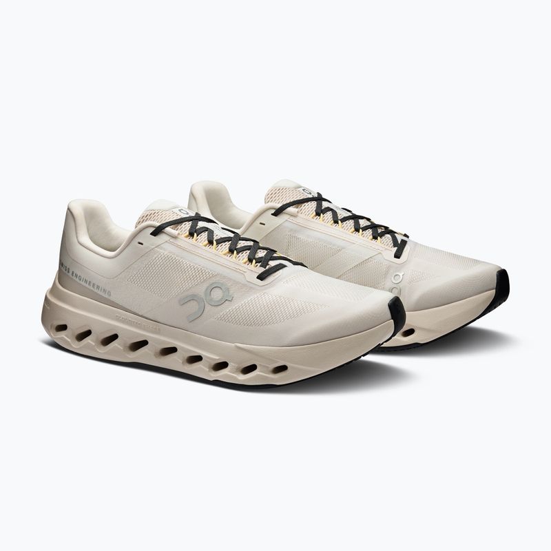 Кросівки для бігу чоловічі On Cloudsurfer Next ivory/silver 3
