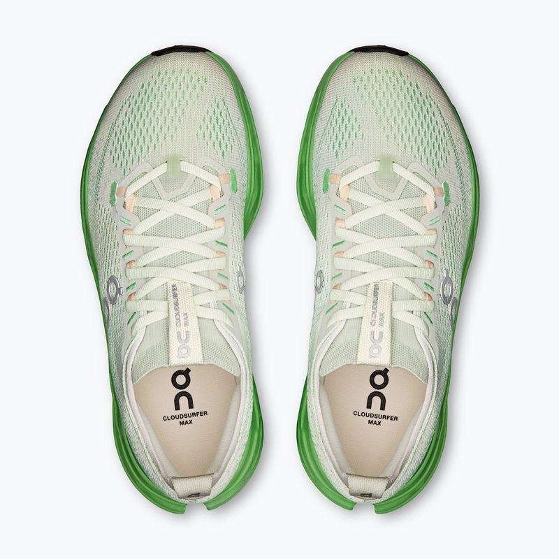 Кросівки для бігу жіночі On Cloudsurfer Max mineral/honeydew 13