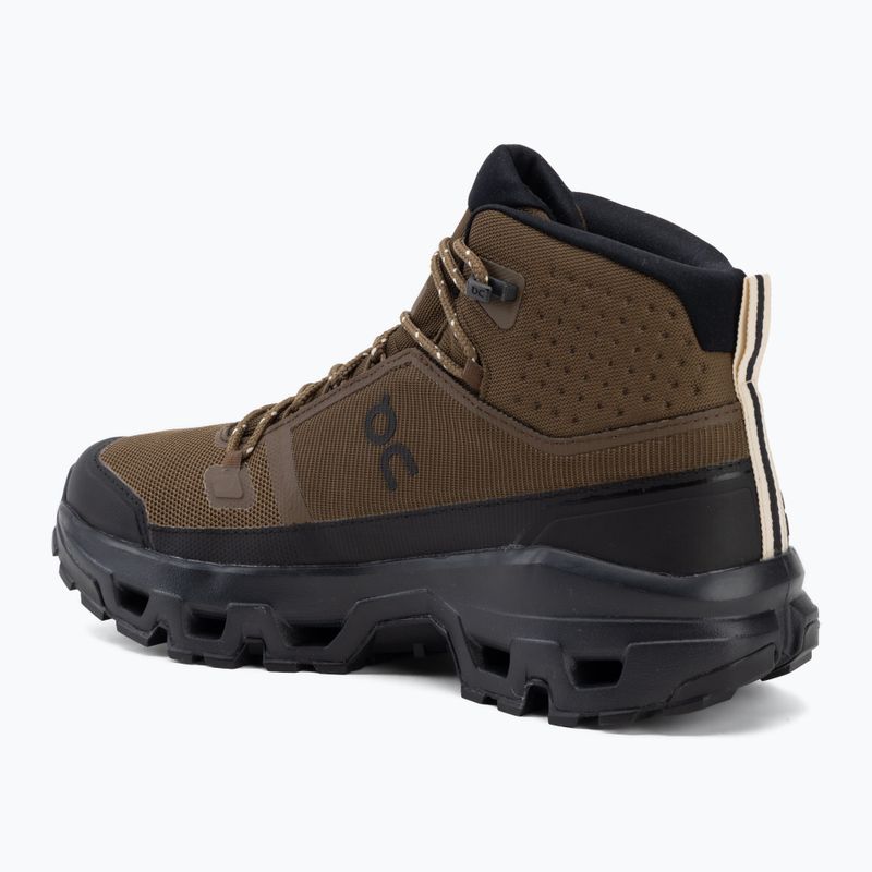 Черевики туристичні чоловічі On Cloudrock Mid Waterproof earth/black 3