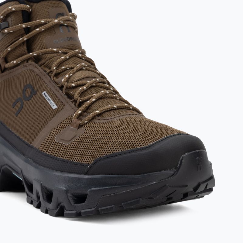 Черевики туристичні чоловічі On Cloudrock Mid Waterproof earth/black 7