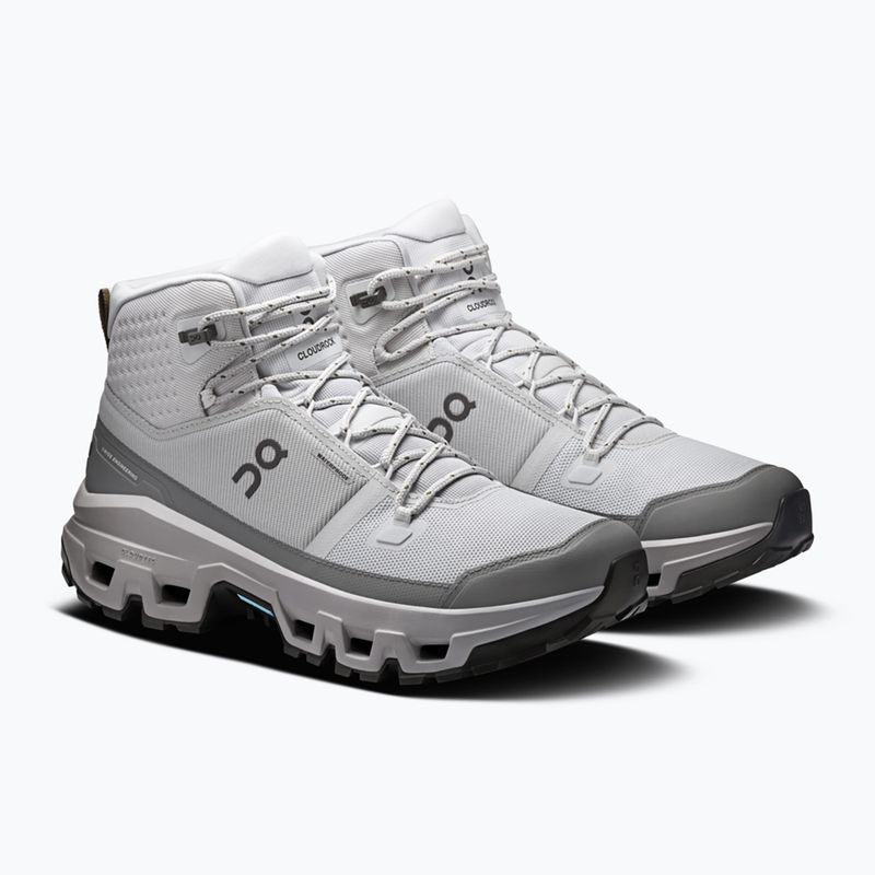 Взуття туристичне чоловіче On Cloudrock Mid Waterproof glacier/alloy 2