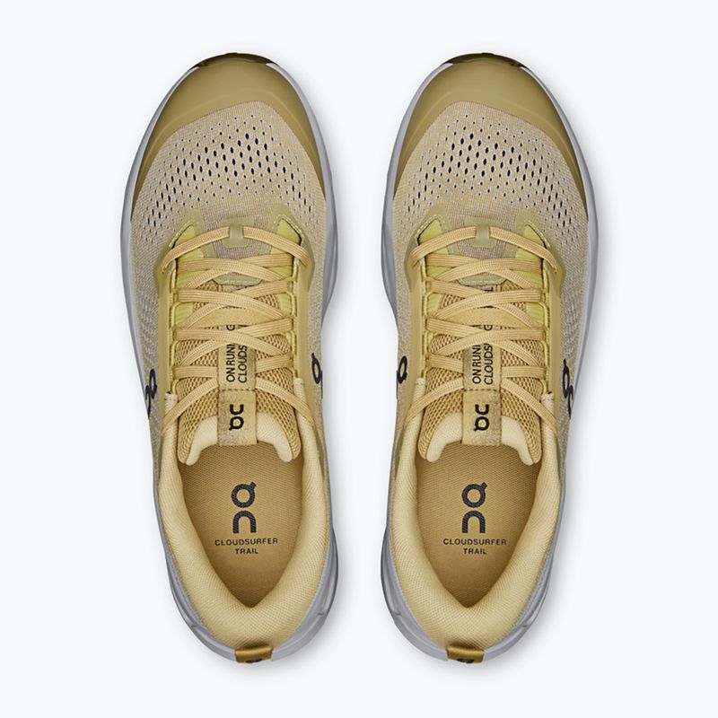 Кросівки для бігу чоловічі On Running Cloudsurfer Trail 2 safari/glacier 6