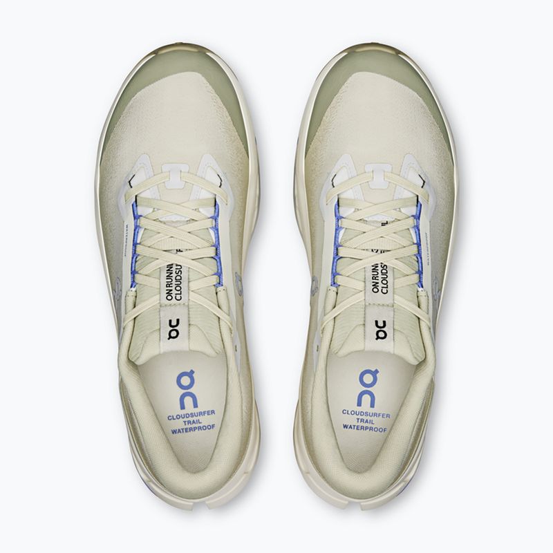 Кросівки для бігу чоловічі On Running Cloudsurfer Trail 2 Waterproof ghost/chalk 6