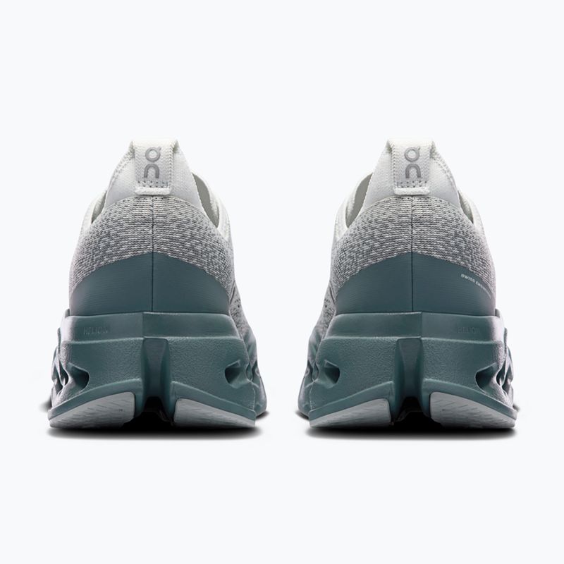 Кросівки для бігу чоловічі On Cloudsurfer Max iceberg/olive 4