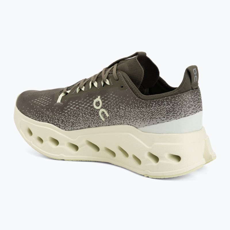 Кросівки для бігу чоловічі On Cloudsurfer Max Wide olive/seedling 3