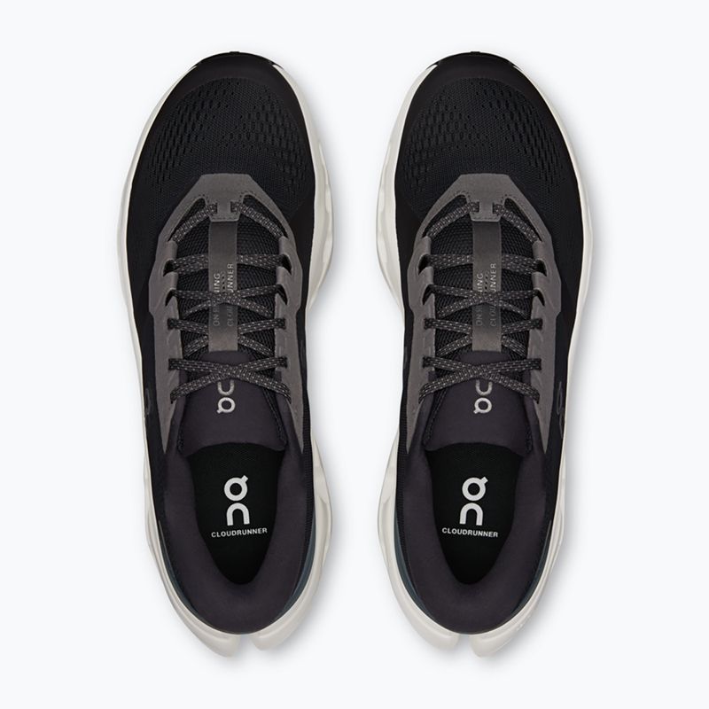 Кросівки для бігу чоловічі On Running Cloudrunner 3 black/ivory 5