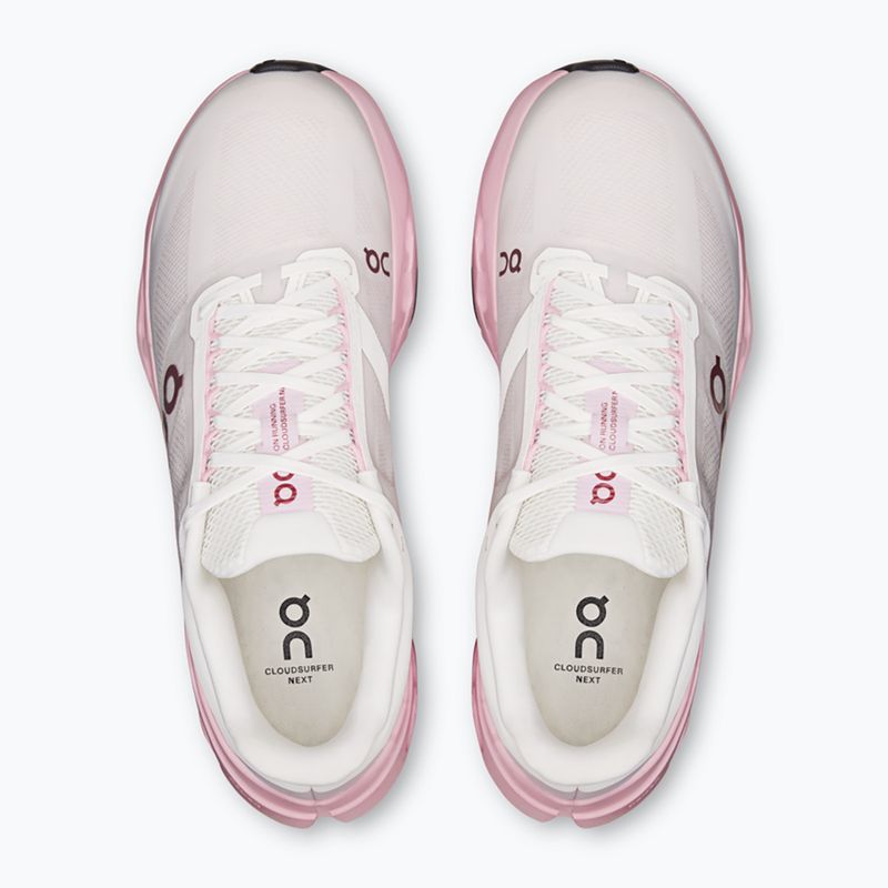 Кросівки для бігу жіночі On Cloudsurfer Next peony/ivory 6