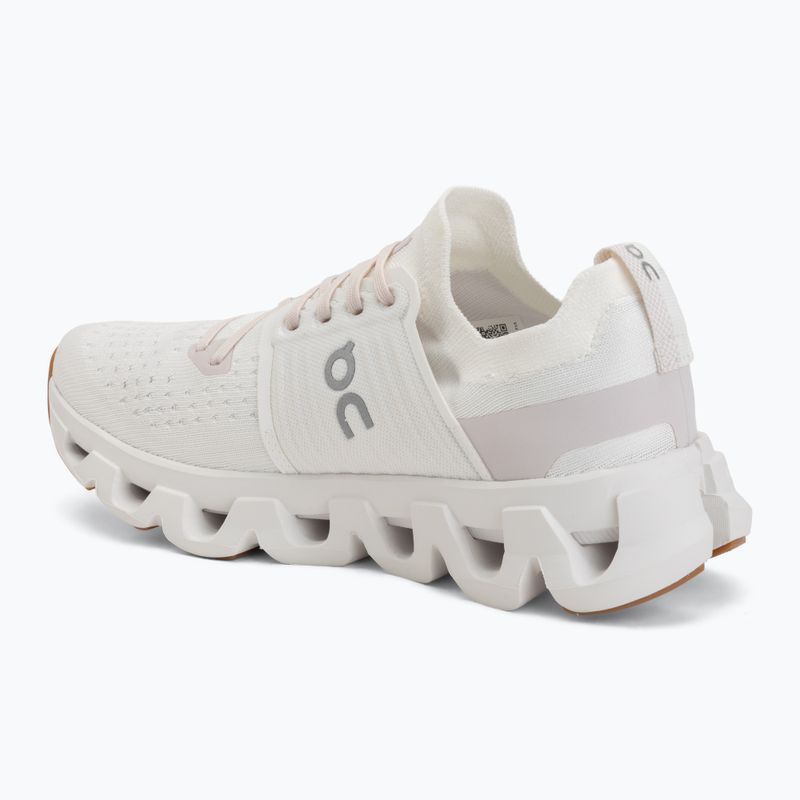 Кросівки для бігу жіночі On Cloudswift 4 white/lily 3