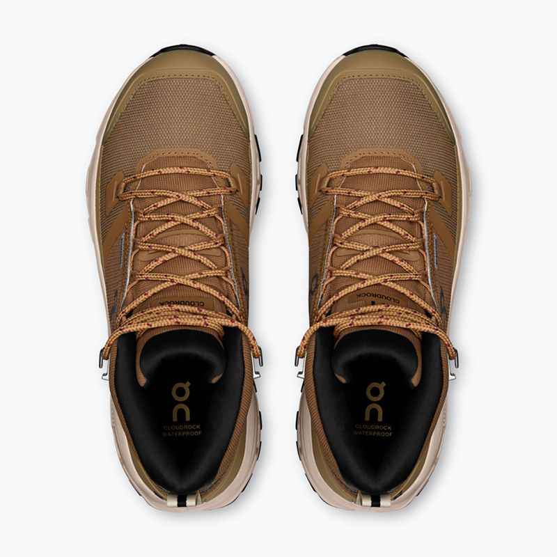 Кросівки жіночі On Cloudrock Mid Waterproof sphinx/sand 6