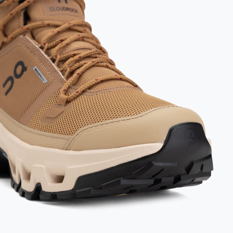Кросівки жіночі On Cloudrock Mid Waterproof sphinx/sand 7