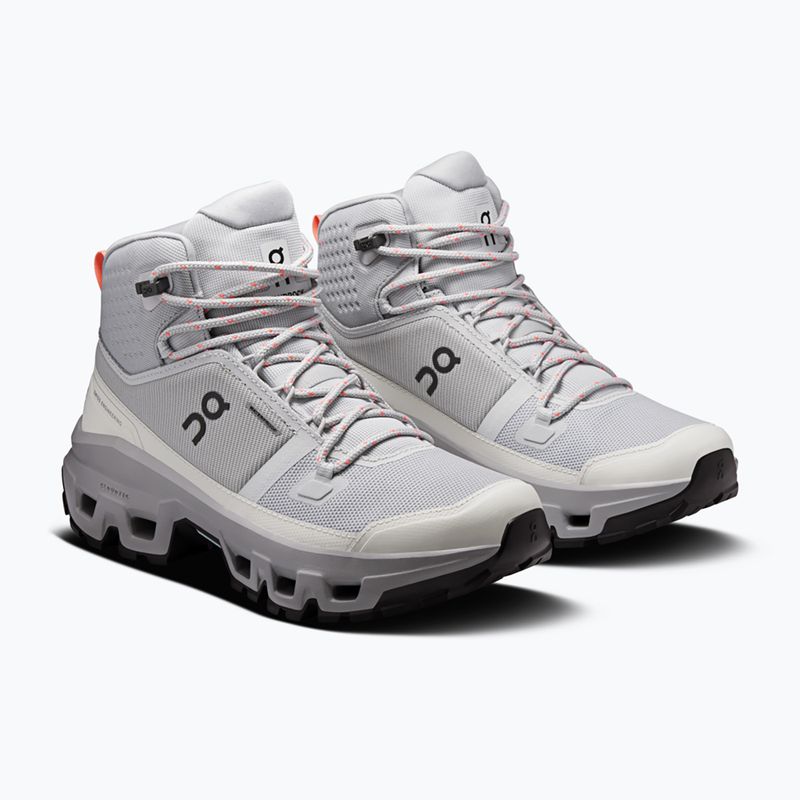 Взуття туристичне жіноче On Cloudrock Mid Waterproof glacier/alloy 2