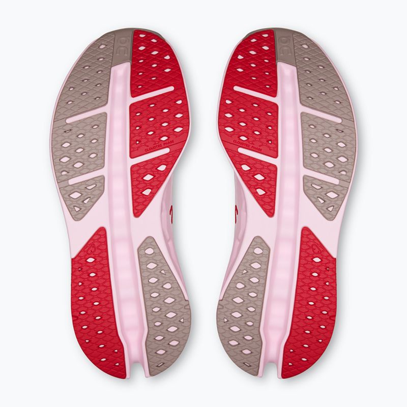 Кросівки для бігу жіночі On Cloudsurfer Max ivory/peony 5