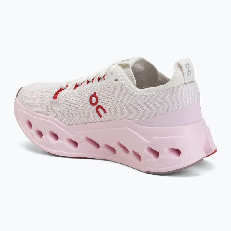 Кросівки для бігу жіночі On Cloudsurfer Max ivory/peony 3