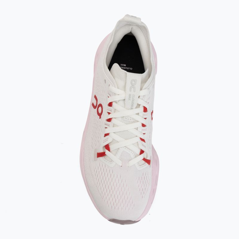 Кросівки для бігу жіночі On Cloudsurfer Max ivory/peony 5