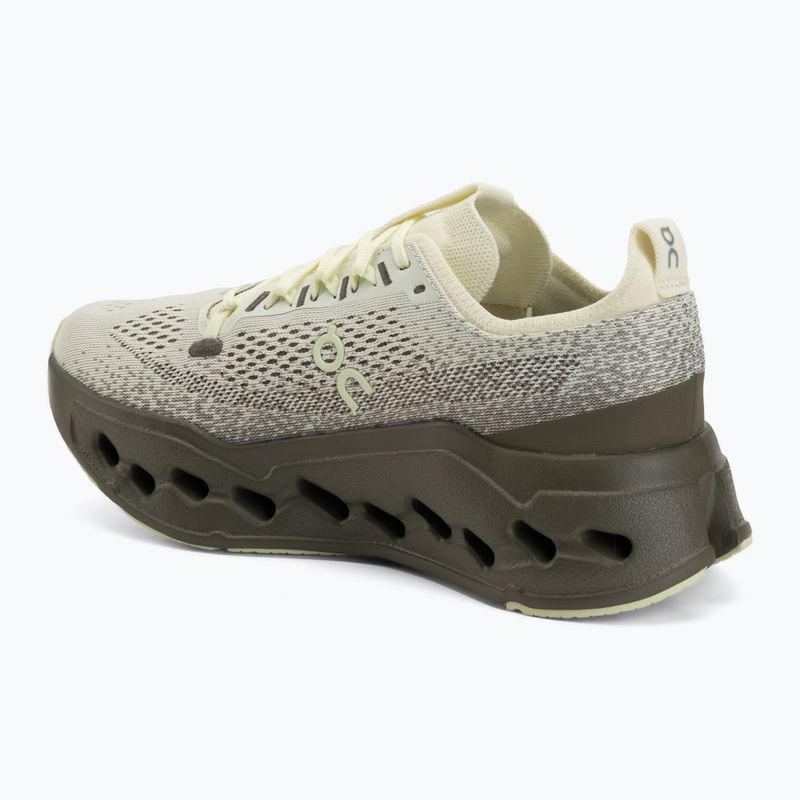 Кросівки для бігу жіночі On Cloudsurfer Max Wide seedling/olive 3