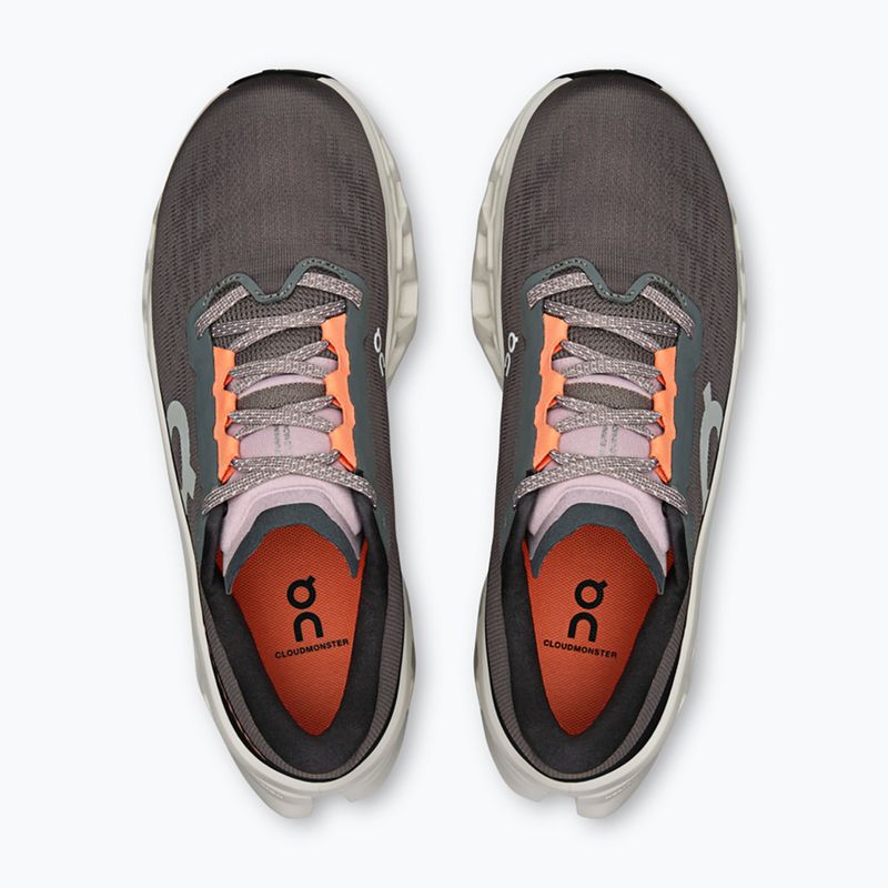 Кросівки для бігу жіночі On Cloudmonster 3 eclipse/ivory 4