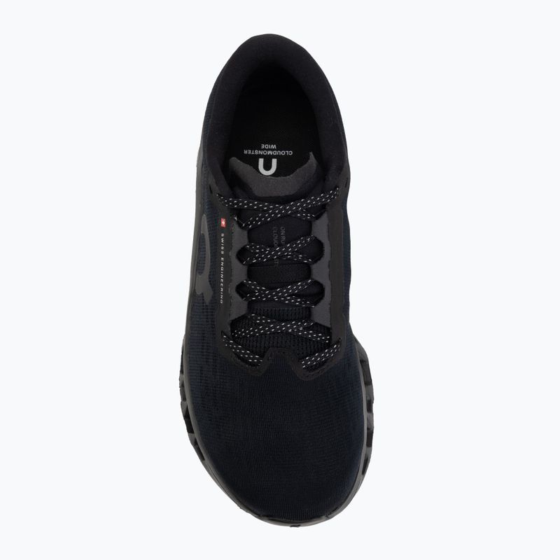 Кросівки для бігу жіночі On Cloudmonster 3 Wide black/black 5