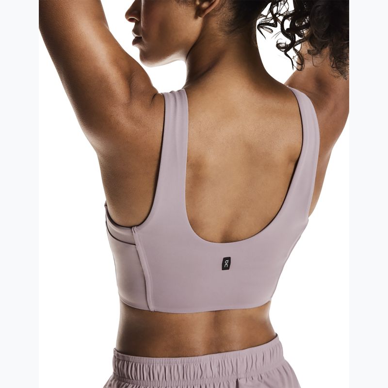 Топ для бігу жіночий On Core 2-in-1 Crop heron 5