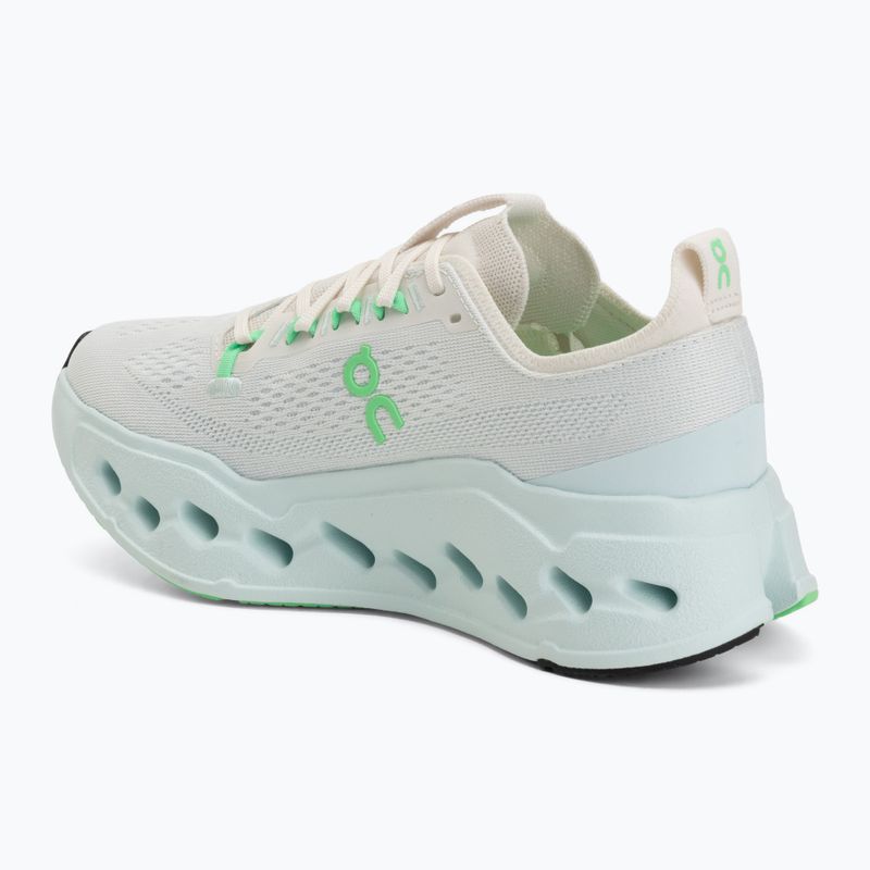 Кросівки для бігу жіночі On Cloudsurfer Max ivory/flurry 3