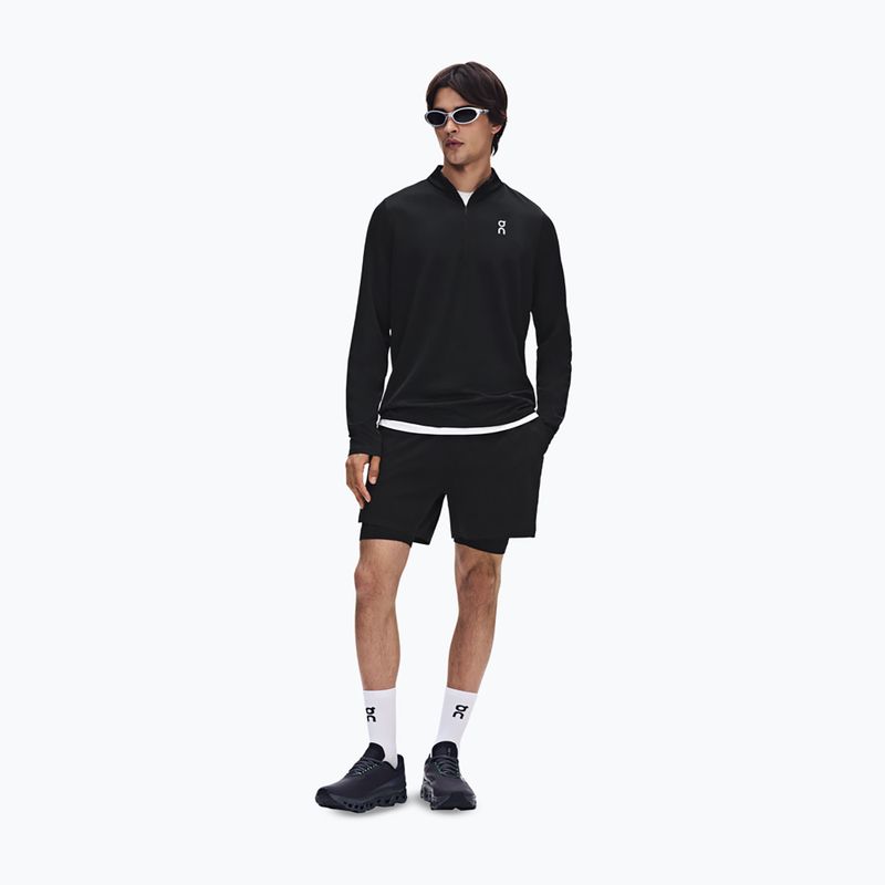 Кофта для бігу чоловіча On Core 1/4 Zip black 2