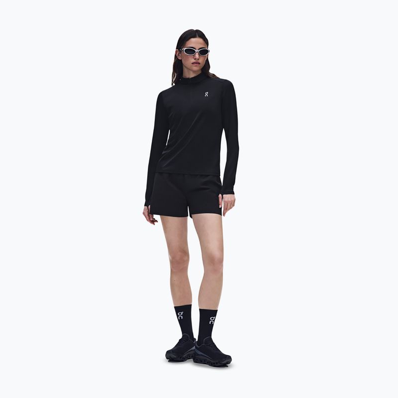 Кофта для бігу жіноча On Core 1/4 Zip black 2