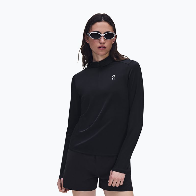 Кофта для бігу жіноча On Core 1/4 Zip black 4