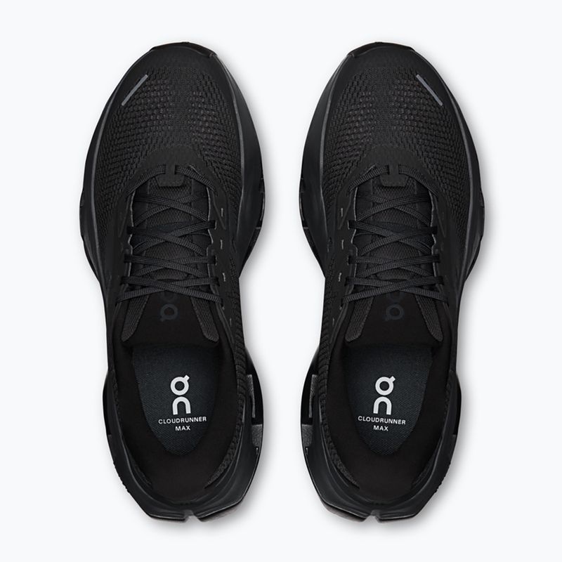 Кросівки для бігу чоловічі On Cloudrunner 3 Max black/black 3
