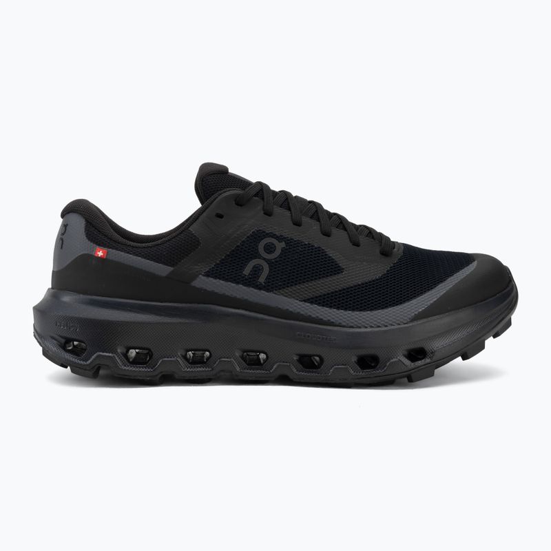 Кросівки для бігу чоловічі On Cloudvista 3 Waterproof black/black 2