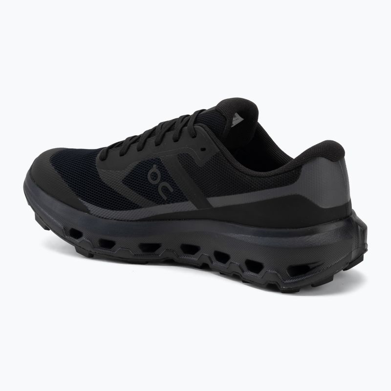 Кросівки для бігу чоловічі On Cloudvista 3 Waterproof black/black 3