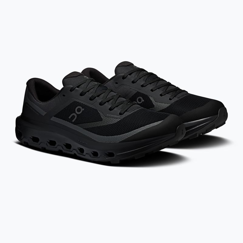 Кросівки для бігу чоловічі On Cloudvista 3 Waterproof black/black 2