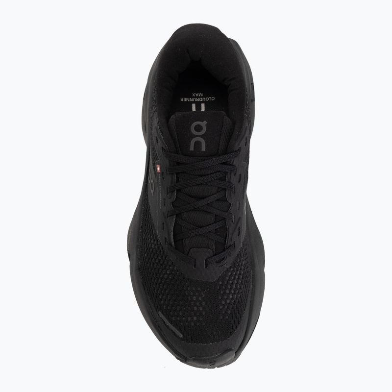 Кросівки для бігу жіночі On Cloudrunner 3 Max black/black 5
