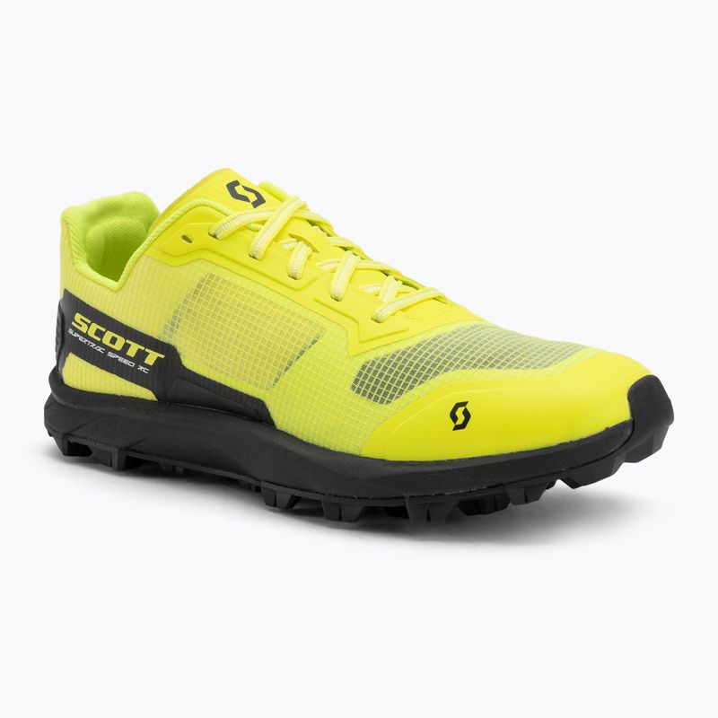 Кросівки для бігу чоловічі SCOTT Supertrac Speed RC black/safety yellow